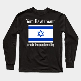 Yom HaAtzmaut Israeli independance Long Sleeve T-Shirt